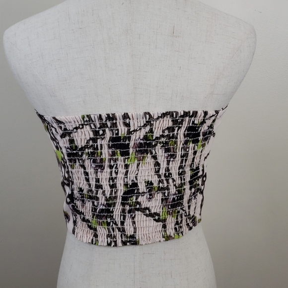 Blue Life Chain & Roses tub top - Picture 2 of 3